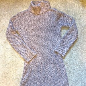 Pink Knit Sweater Dress